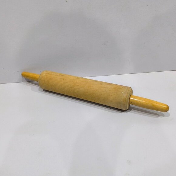 Rolling Pin with Ball Bearings 16" x 2" Hardened Maple 10" Roller - Picture 1 of 8